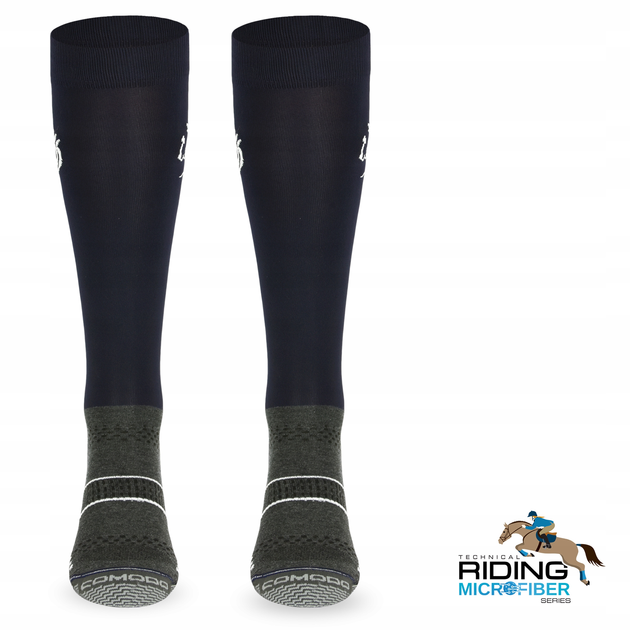Klasyczne skarpety na konie Comodo z mikrofibry Marka Comodo