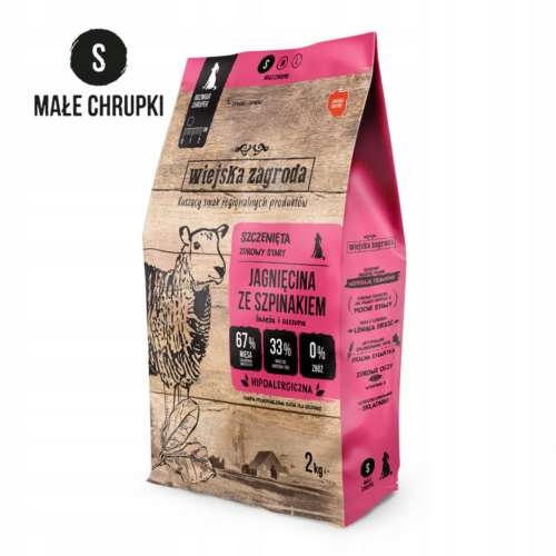 Levně Vesnická za. jehněčí a špenátová štěňata S 2kg