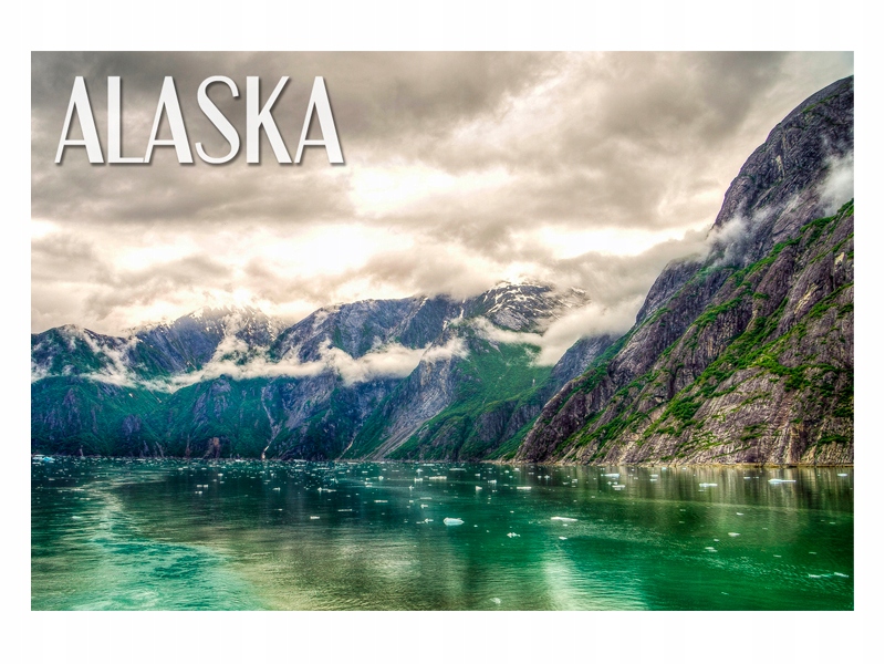 

Usa Alaska Tracy Arm -Fiord -Magnes na lodówkę