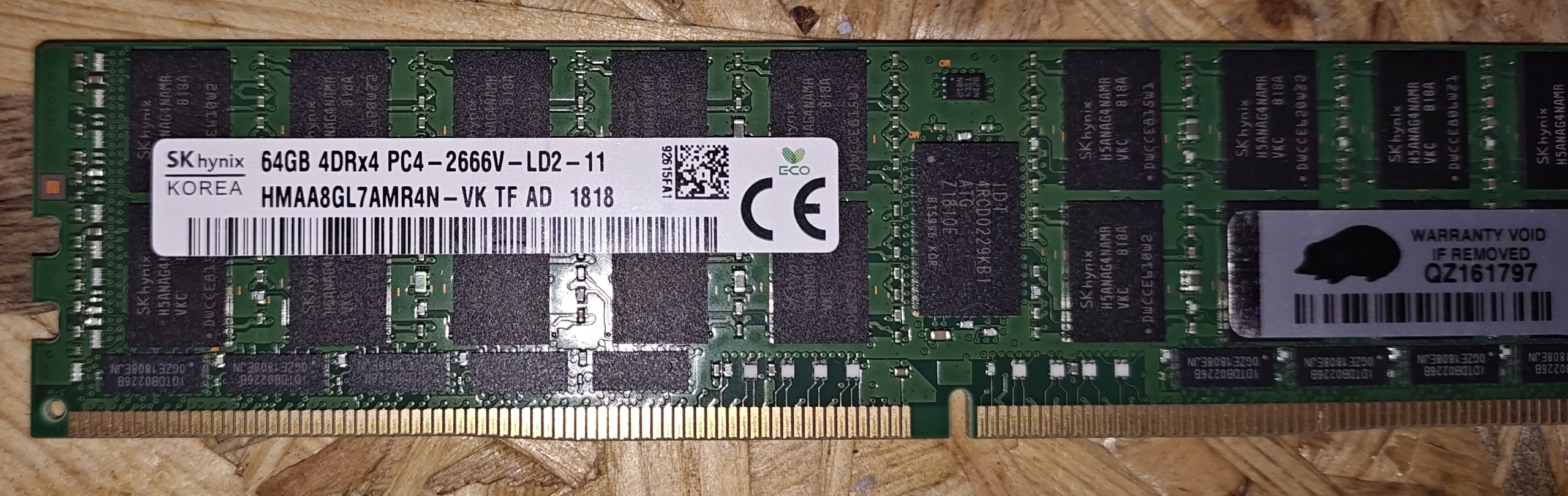 16GBx4枚 64GB Micron DDR4 2666 ECC REG Ddr 4 Ecc 64gb - Niska cena na Allegro