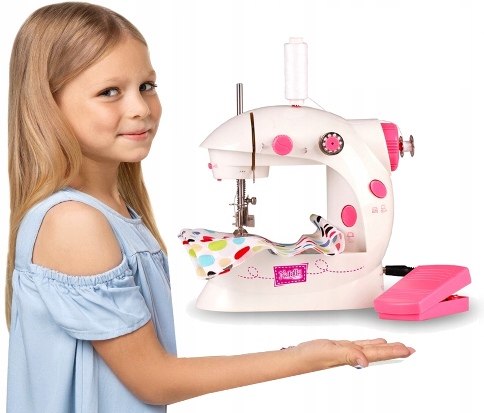 NATALIA prawdziwa Maszyna do szycia dla dzieci 8+