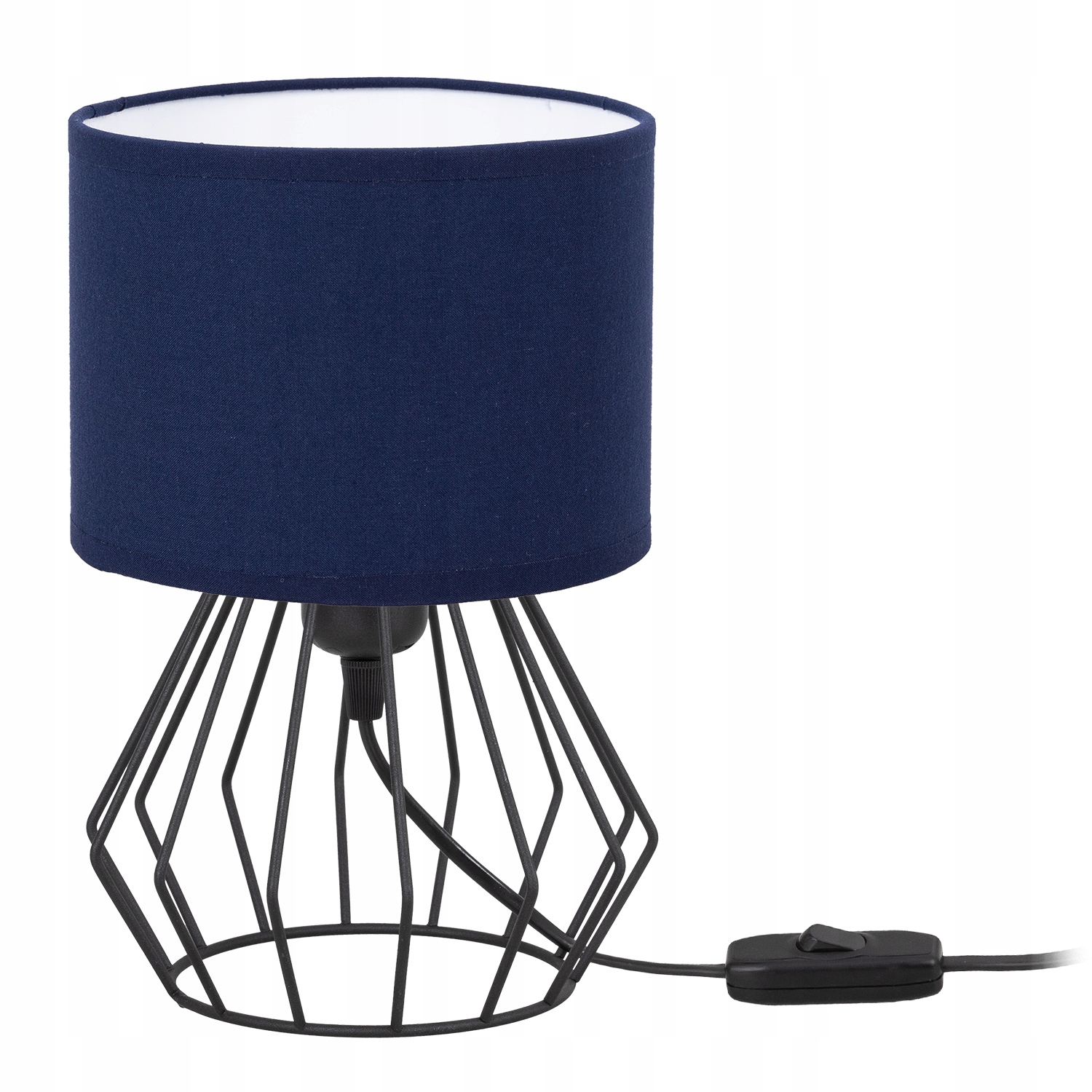 

Lampka Biurkowa Stołowa Nocna Abażur Tkanina Loft