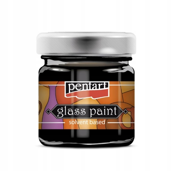 Farba Do Szkła Czarny ...słoik 30 ML 19