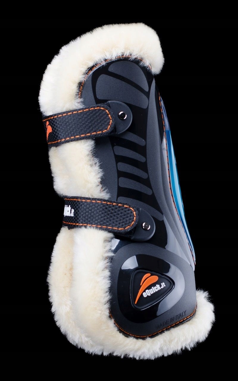 Equick Ochraniacze eSHOCK Velcro Fluffy Przód M Bl