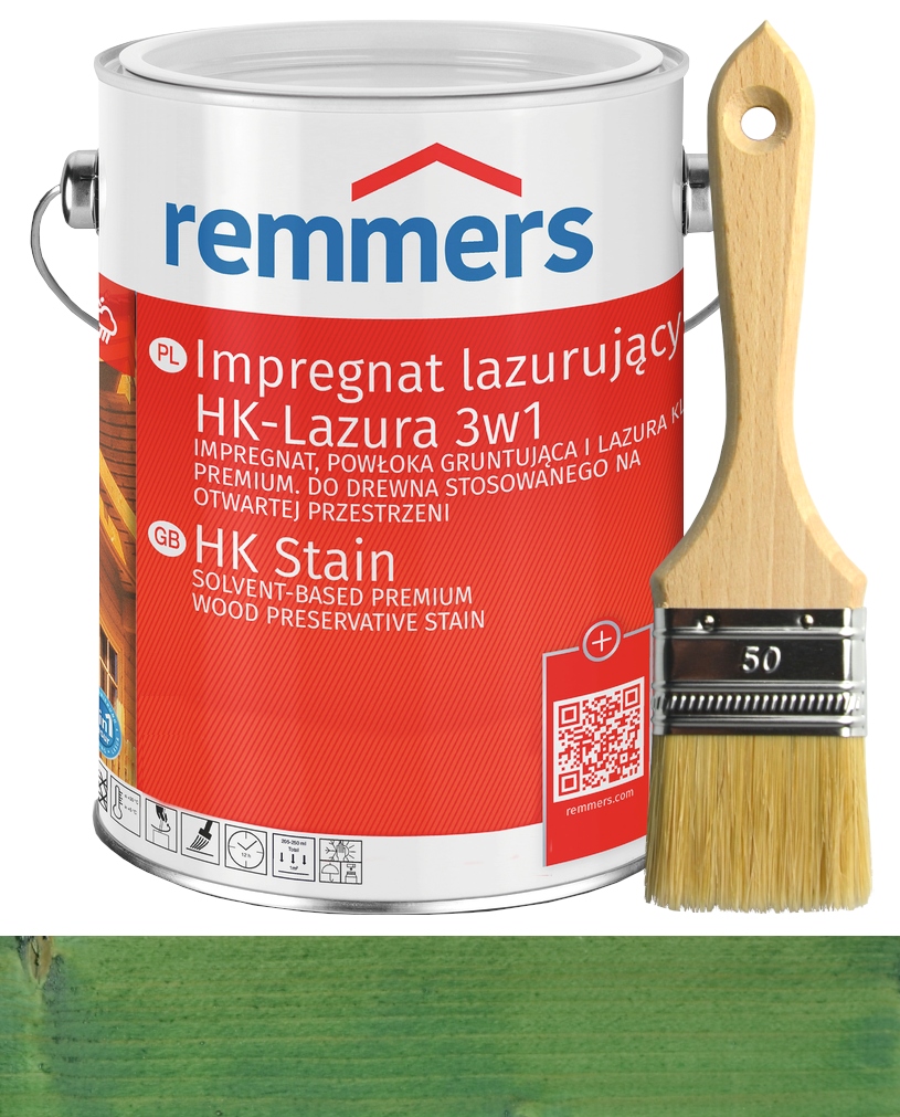 

Remmers Hk-lasur lazura do drewna 2,5L Zielony
