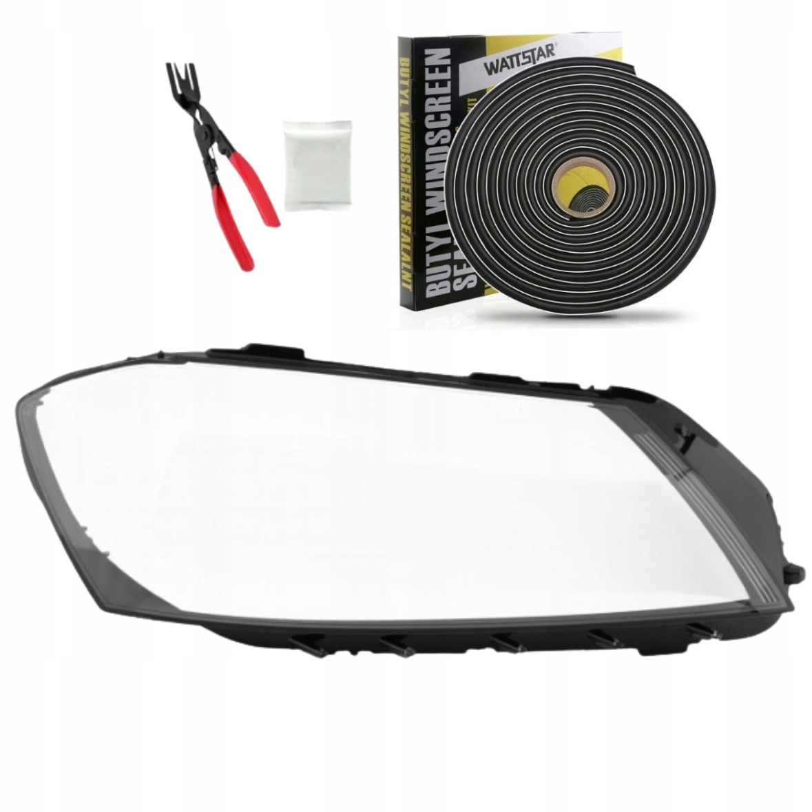 Vw Passat B7 10-14 Kryt Světla Přední Pravé Lepidlo Kleště Absorbér