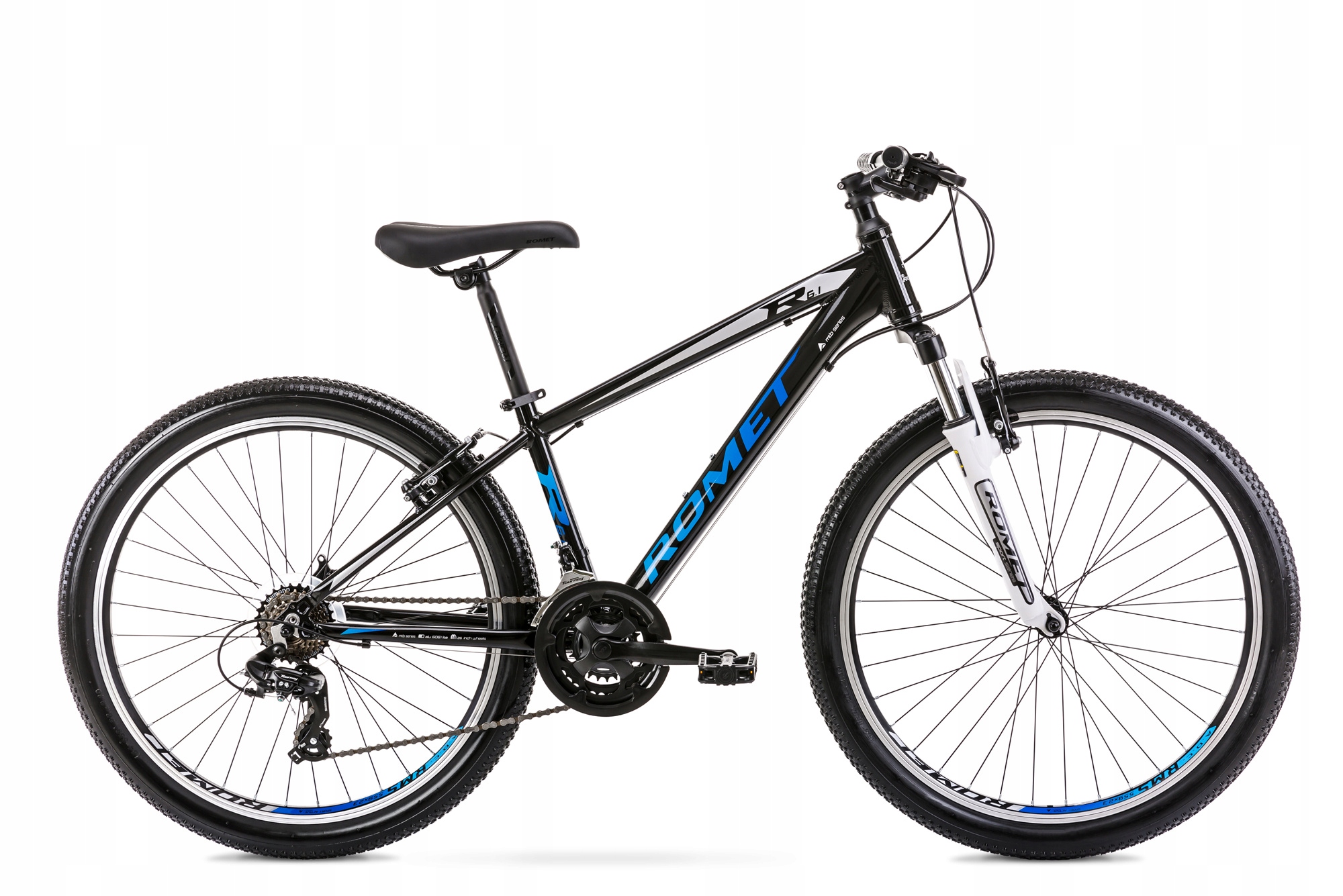 Rower górski Mtb męski Romet Rambler R6.1 26 L(19) czarno-niebieski