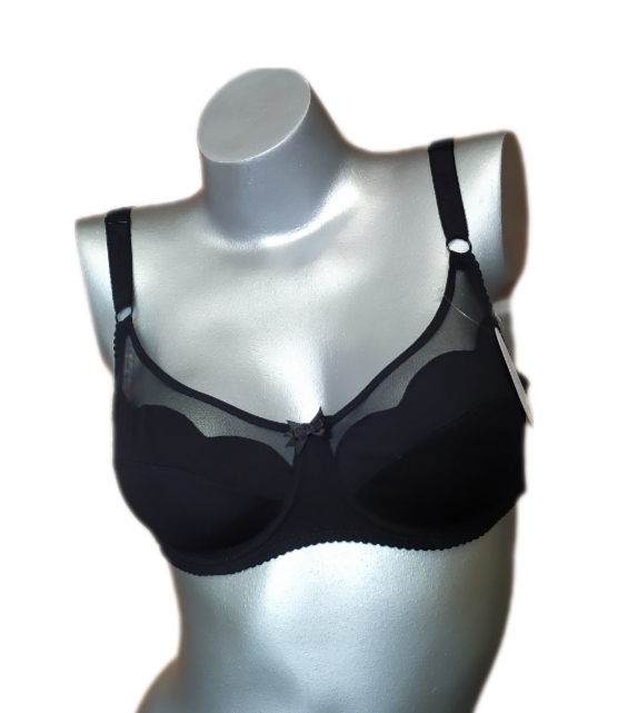 Biustonosz Anfen 85D czarny stanik miękki fiszbiny Marka Anfen