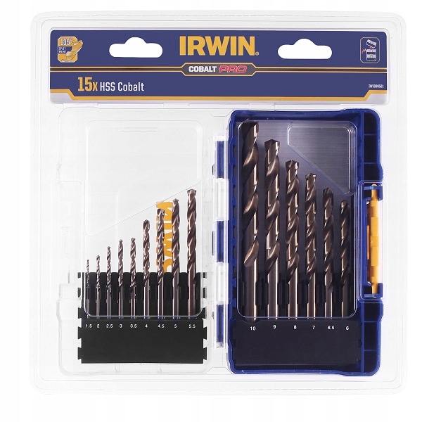 

Irwin Wiertła Kobaltowe Do Metalu Zestaw 15szt.)