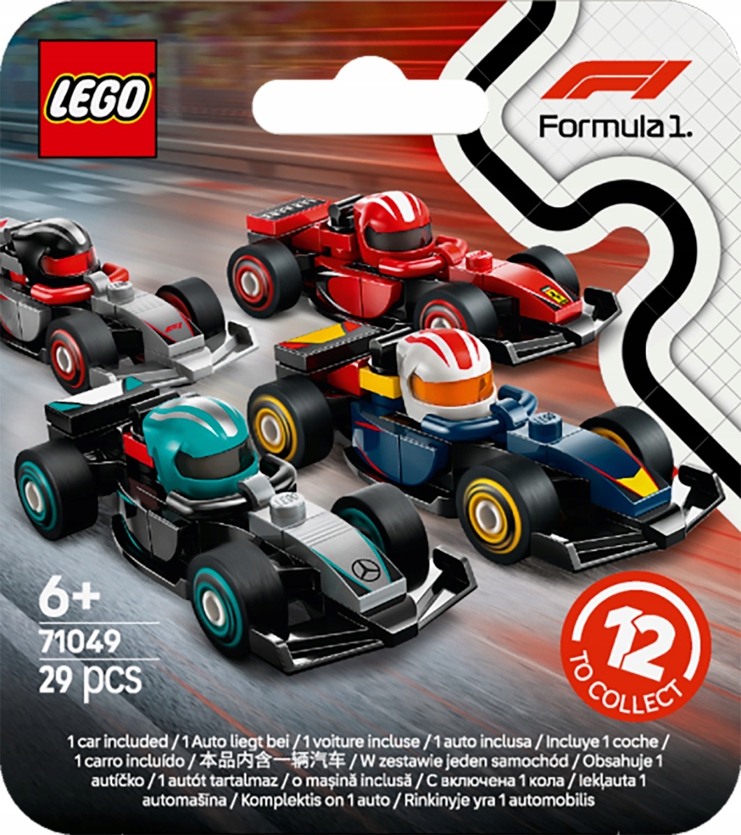 Lego Minifigurki 71049 Formuła 1 Kolekcjonerskie bolidy F1 Losowy bolid