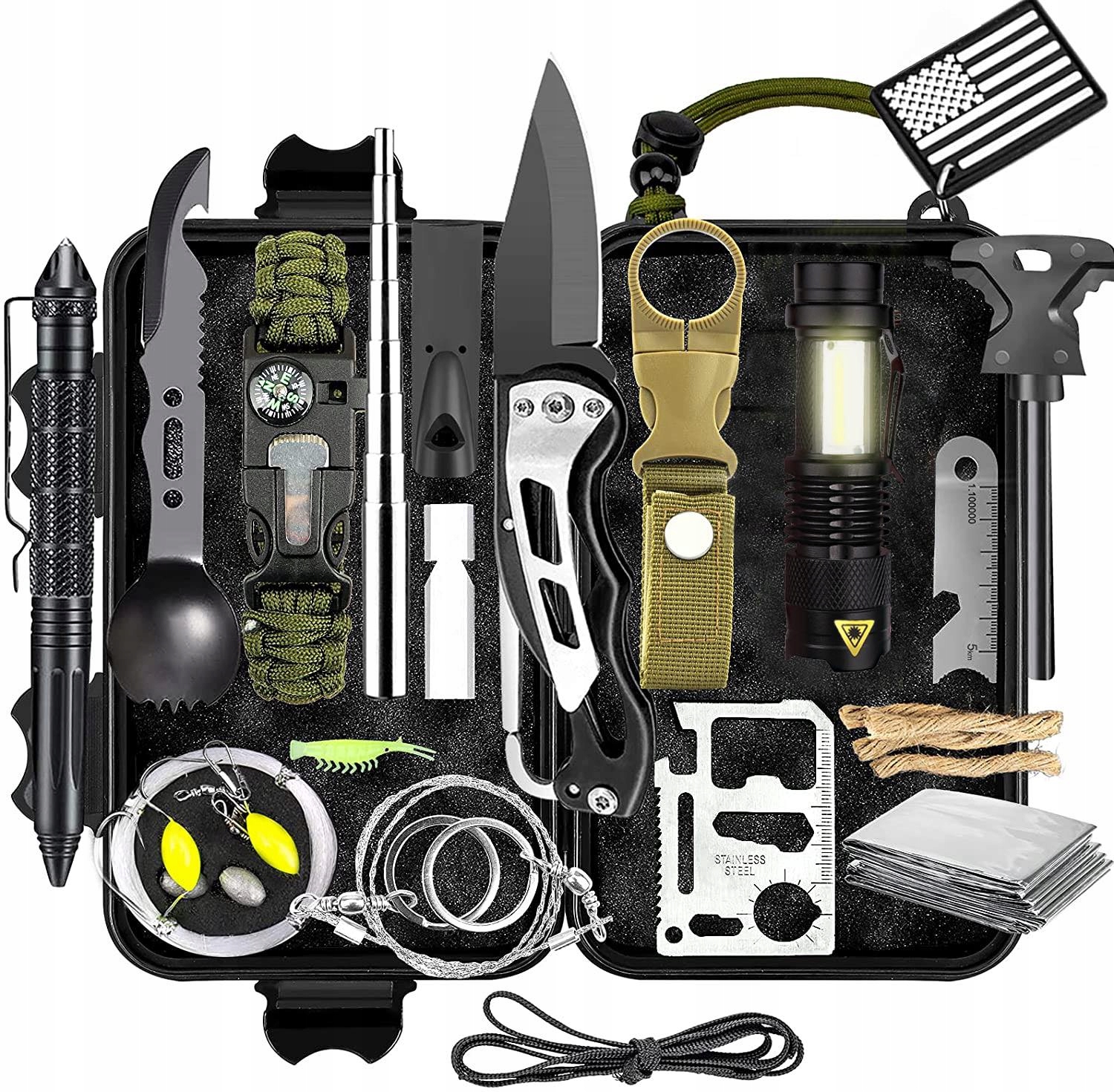 Zestaw Survivalowy Niezbędnik 44 Funkcje ZS-77