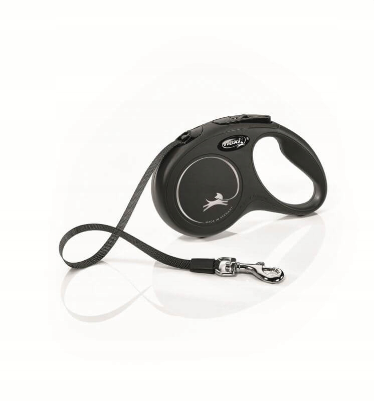 

Smycz dla yorka Flexi Classic czarna taśma 3m Xs