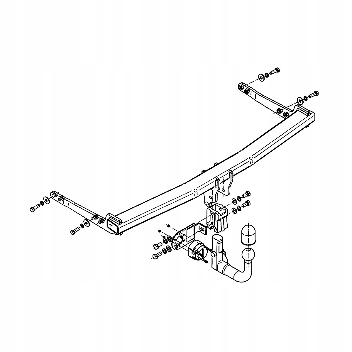 Hak holowniczy Wypinany Audi A3 8V HTB 13-16 MODUŁ WIĄZKA 13 PIN GRATIS Producent Steinhof