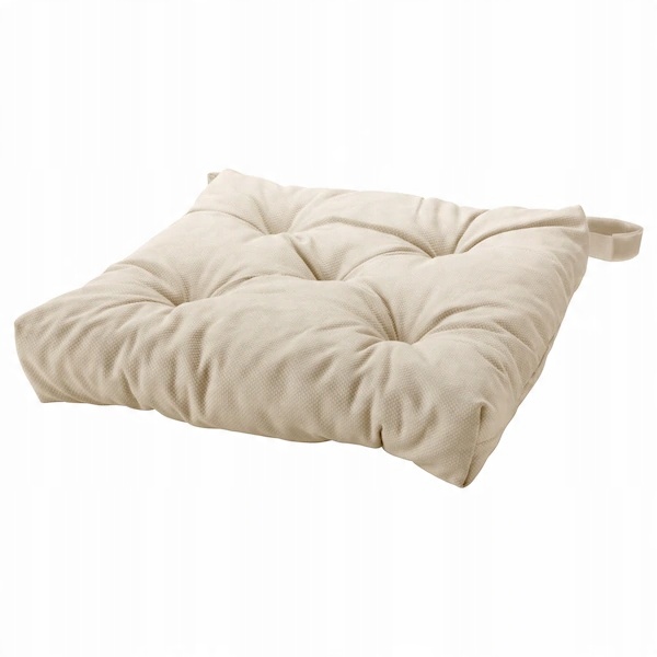 

Ikea Malinda Poduszka na krzesło beżowy 40/35x38x7