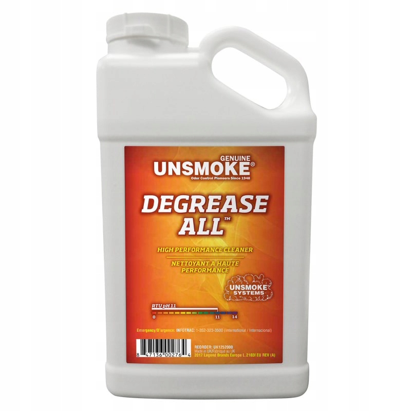 

Unsmoke Degrease All usuwanie sadzy popożarowe SP9