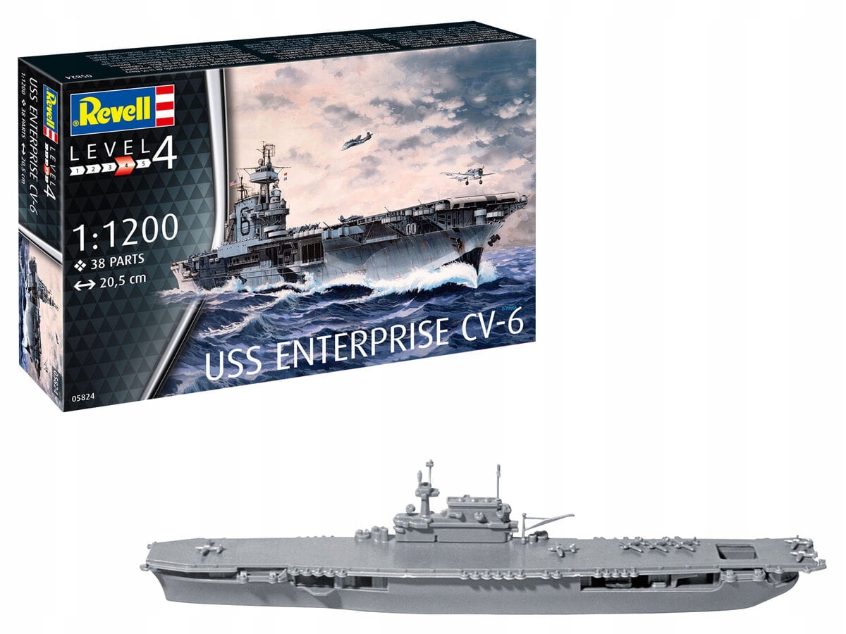 Model Do Sklejania USS Enterprise CV-6 Revell