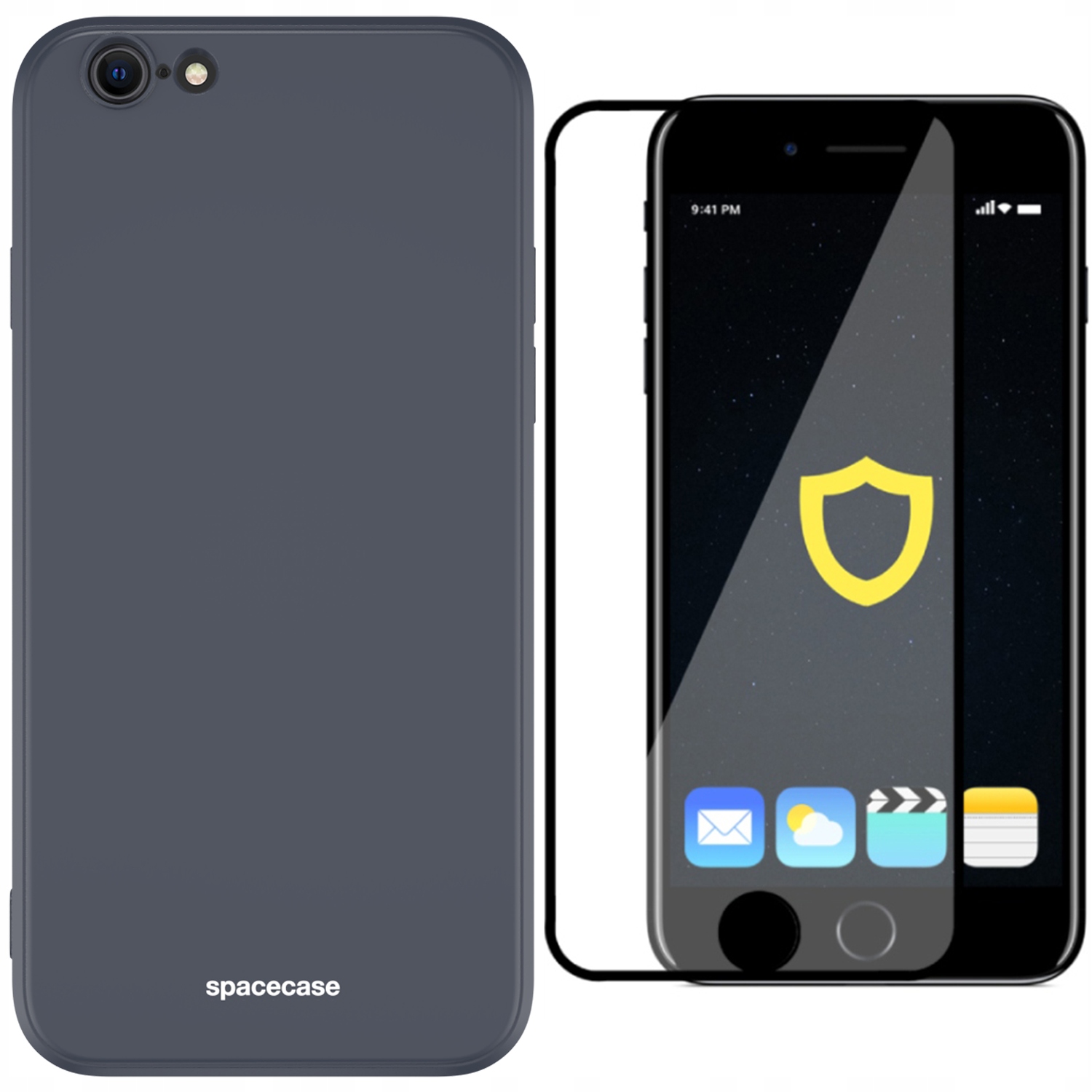 

Etui Matowe Spacecase Do Iphone 7 8 Se Szkło