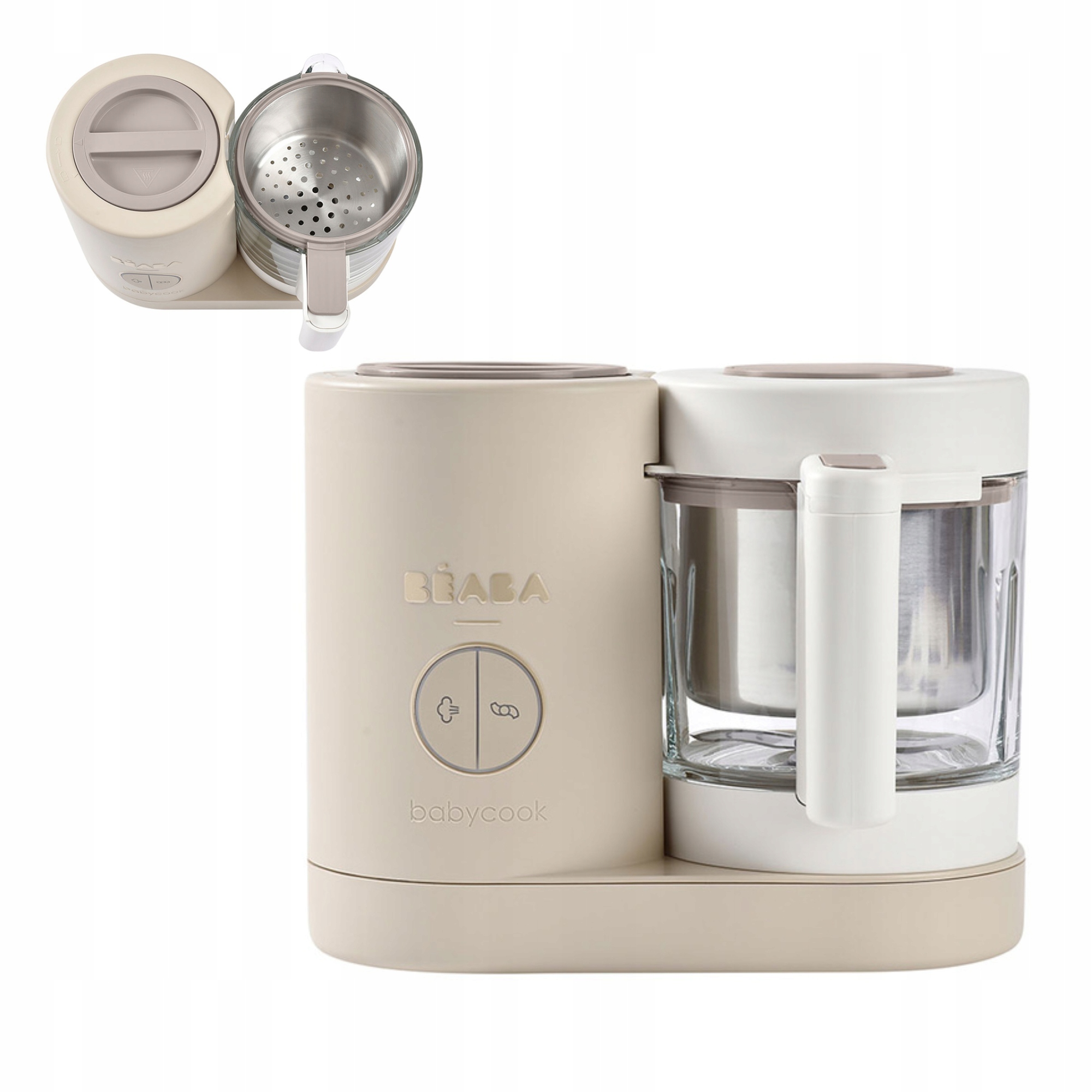 Beaba Babycook Neo Clay Gotowanie na Parze Miksowanie Podgrzewanie Posiłków