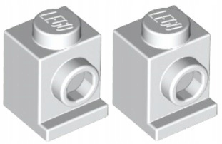 

Lego Klocek 1x1 Wypustka Biały (4070/407001) x2