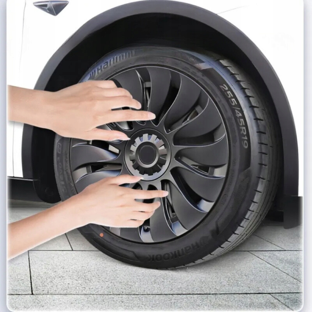 ZESTAW 4SZT KOŁPAKÓW NAKŁADEK NA PIASTĘ 19CALI DO TESLA MODEL Y 2023 Kod producenta Akcesoria Osłona do Tesla Model Y