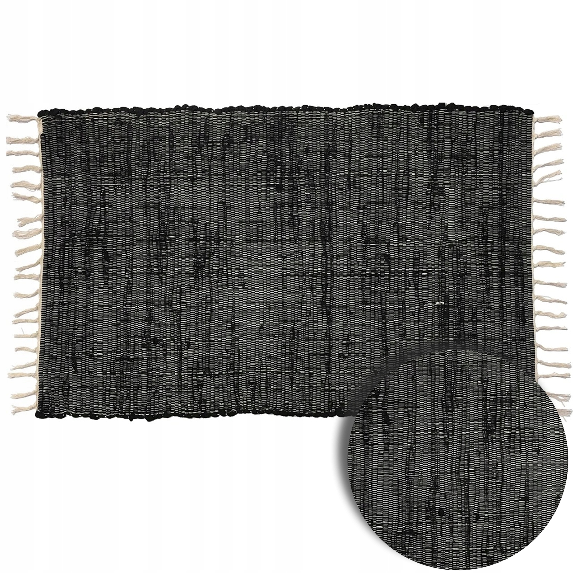 

Duży Dywanik Tkany Chodnik Z Frędzlami 60x100 Boho