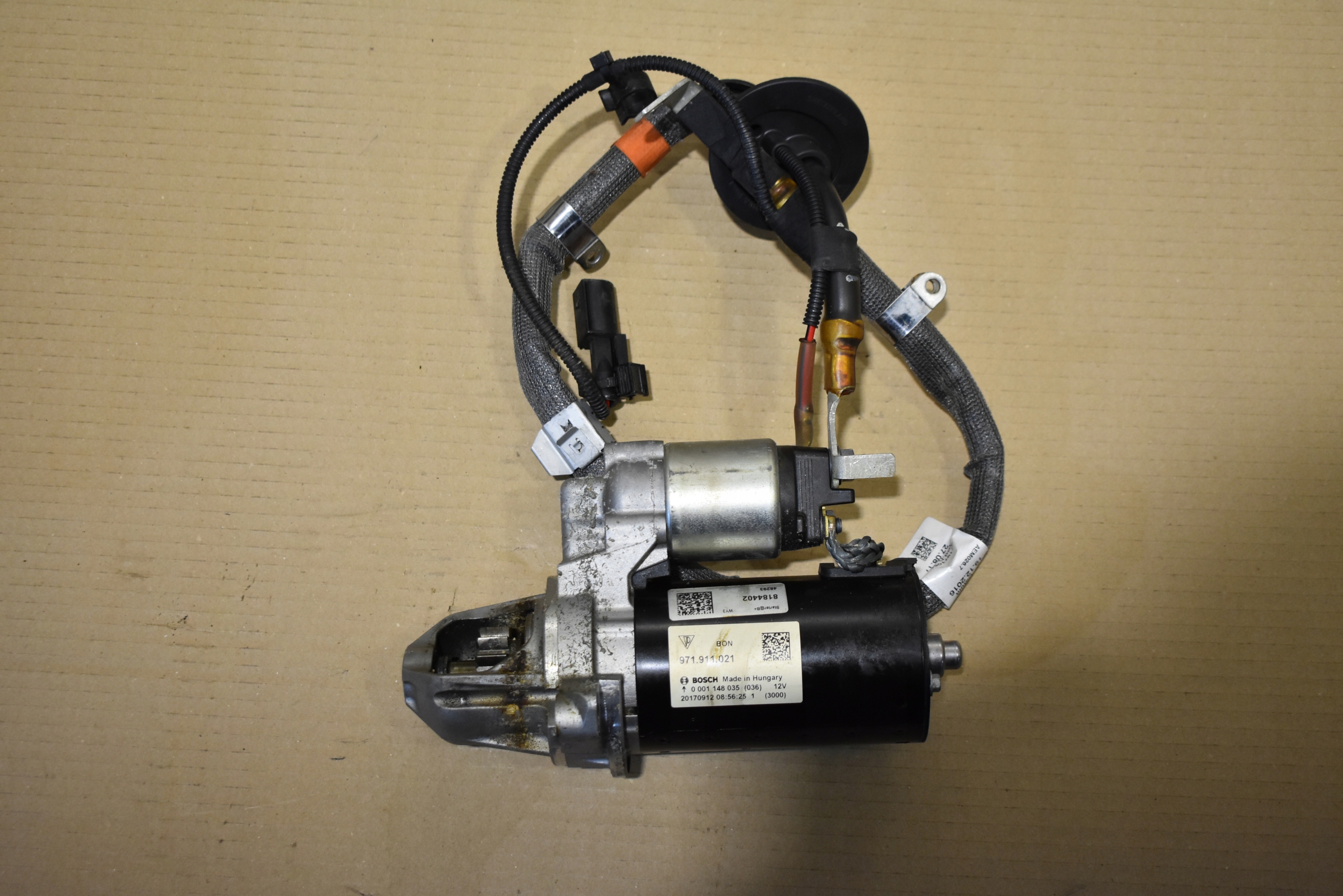 IDEALNY starter wiring KPL. PORSCHE PANAMERA 971 1