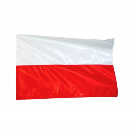 FLAGA POLSKI NARODOWA 70X112 CM Marka bez marki