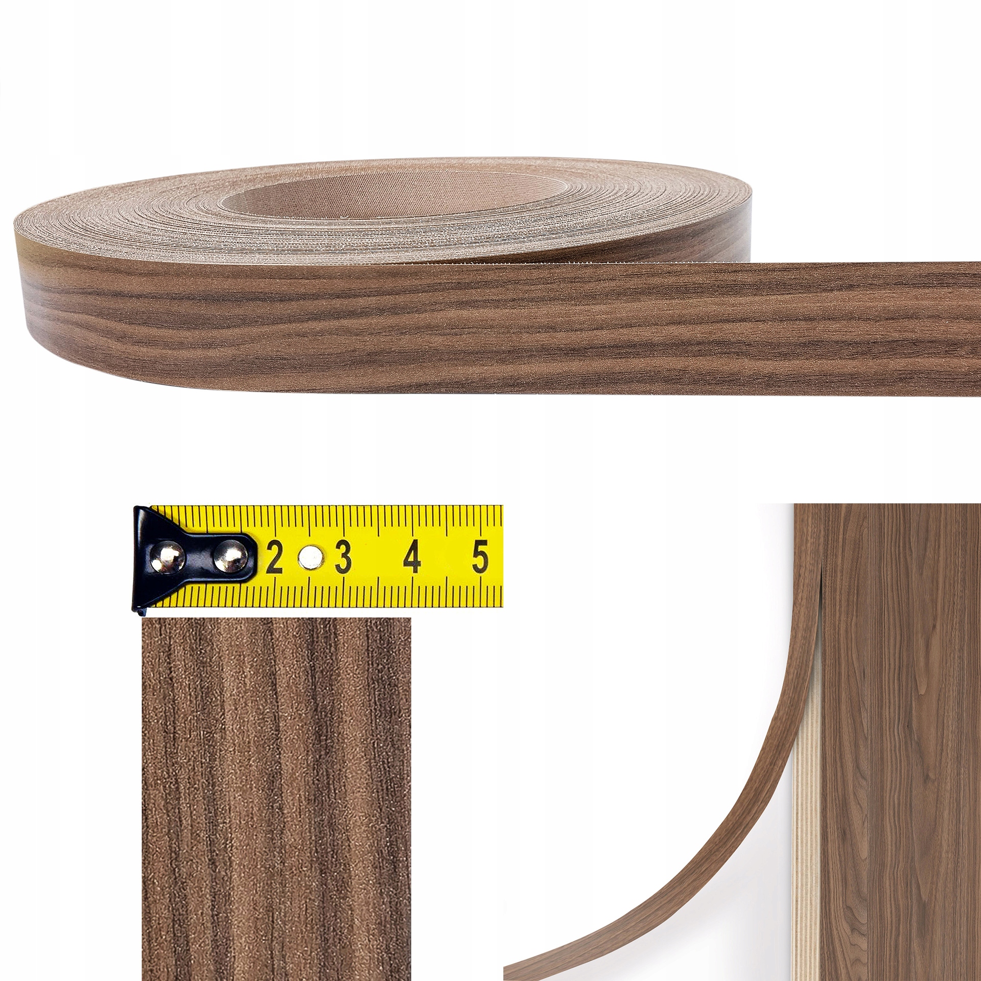 

Okleina Obrzeże Orzech Kolor Brąz Wymiar 40mm x 5m