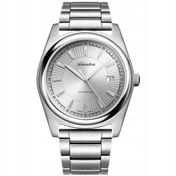 Pánské Hodinky Adriatica A8319.4117Q s šedým náramkem