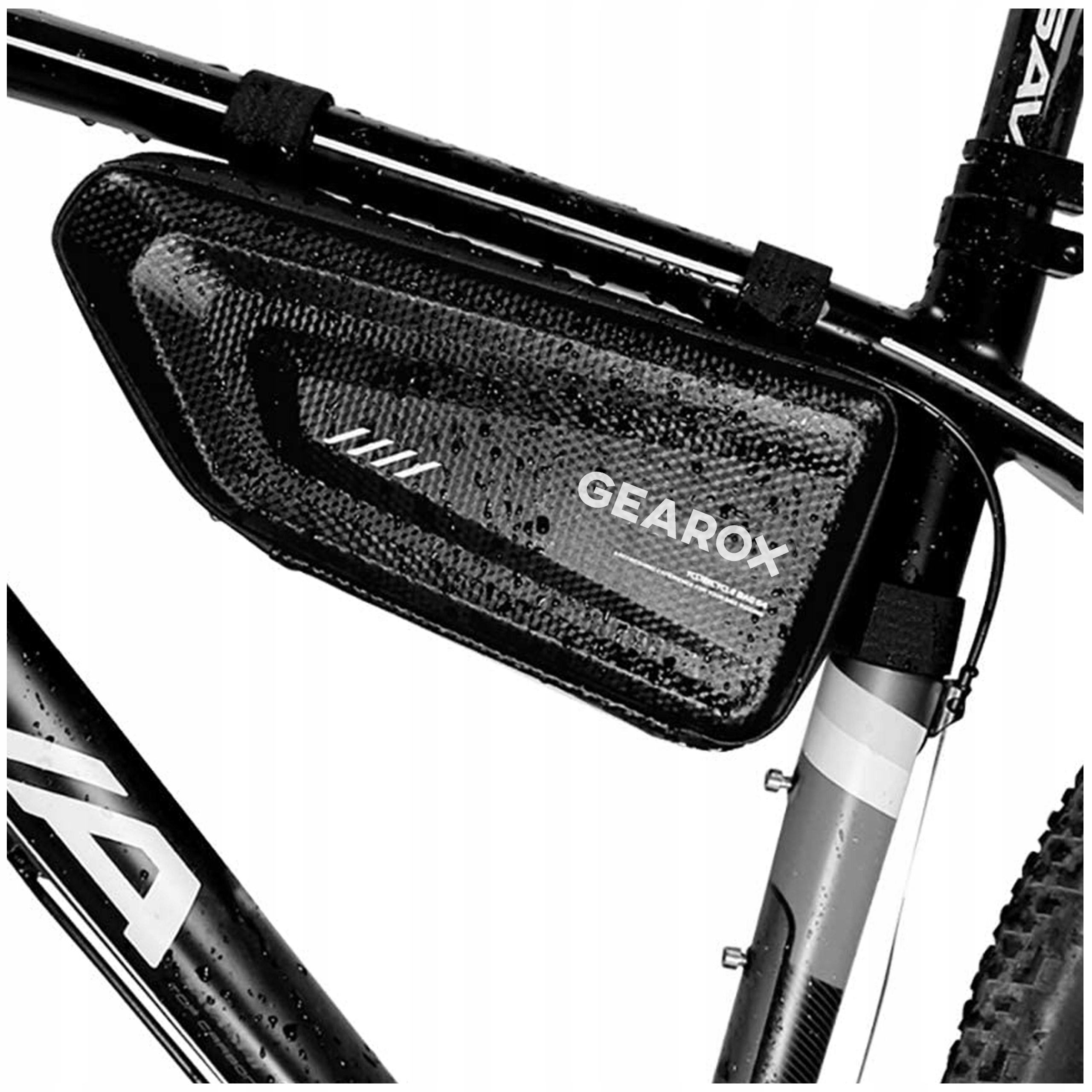 WODOODPORNA SAKWA ROWEROWA TORBA SASZETKA POD RAMĘ NA ROWER GEAROX 1,5L