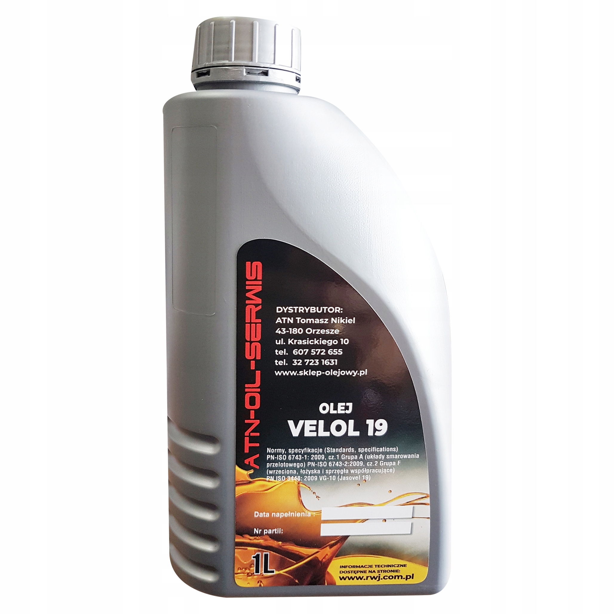 OLEJ MASZYNOWY LEPKOŚĆ VG 10 1L