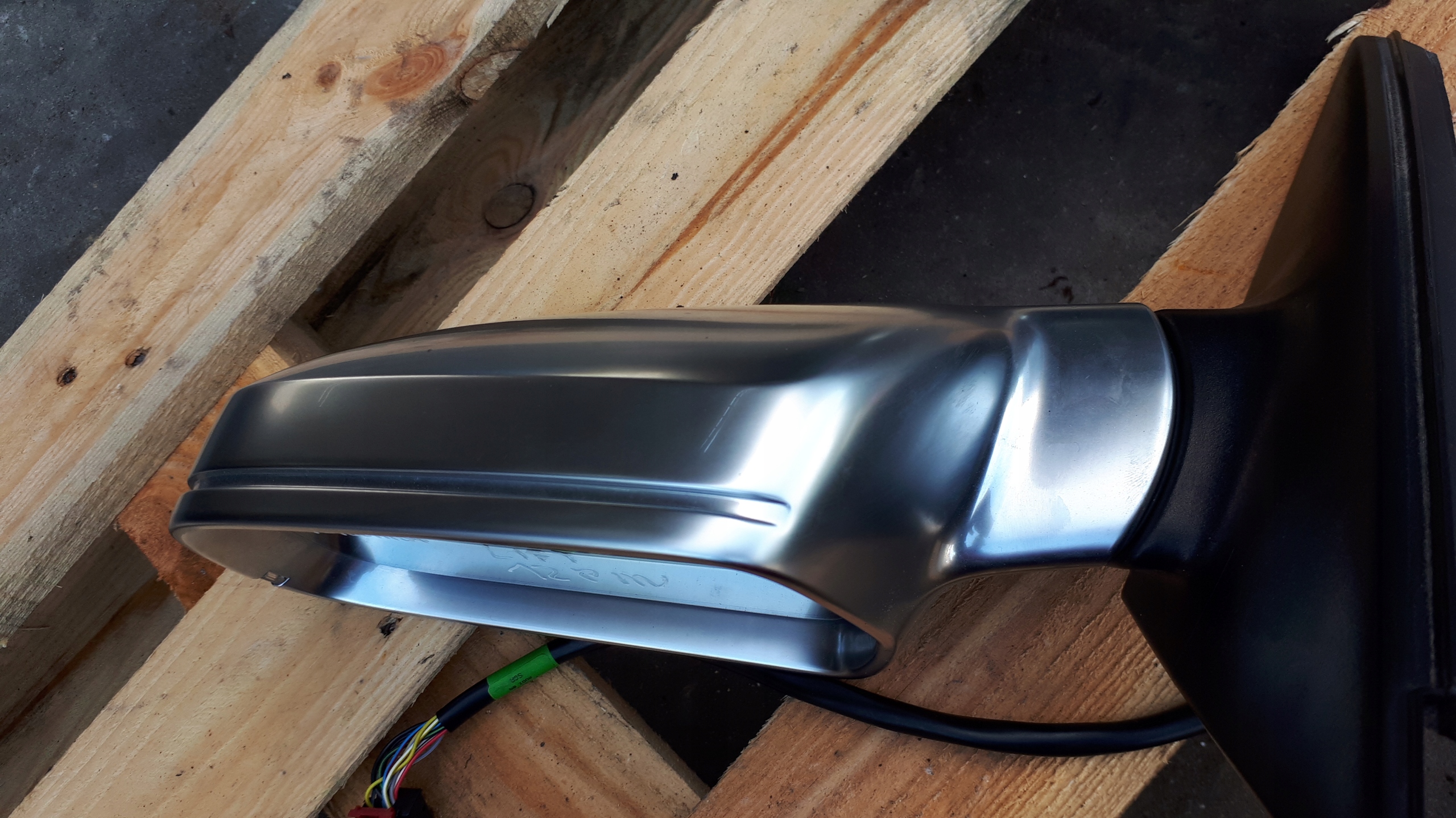 S4 B8 LIFT mirror left front CHROM FOTOCHROM