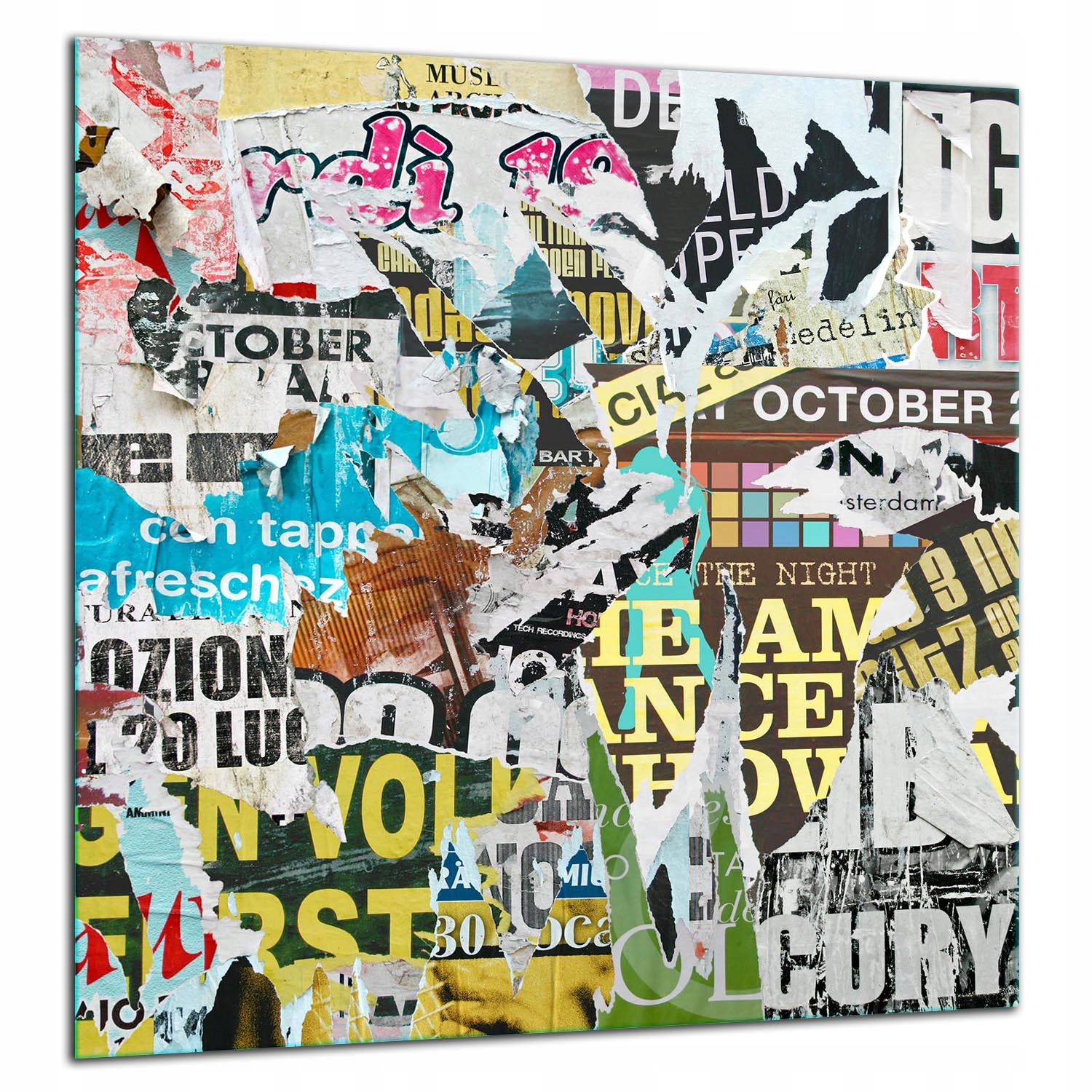 Ochranný Skleněný Panel Do Kuchyně 60x65 Pop Art Lacobel 7v1