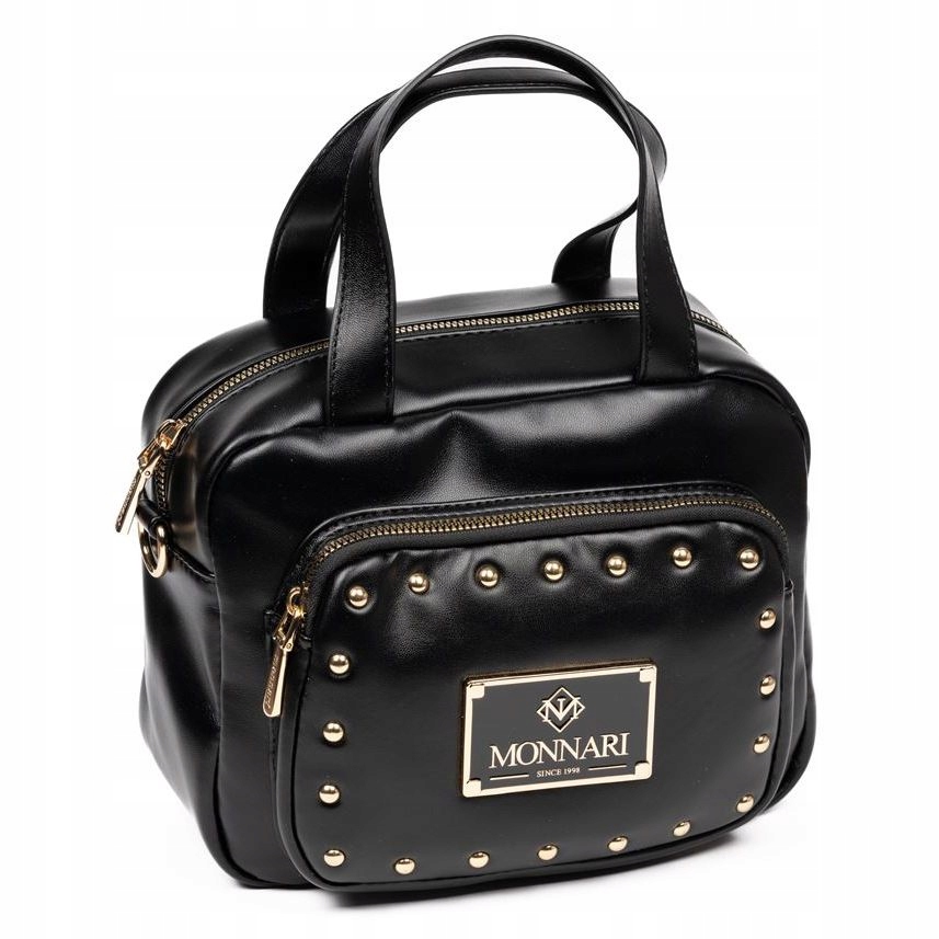 TOREBKA DAMSKA SKÓRA EKOLOGICZNA MONNARI BAG0621-020 DŻETY KUFEREK Marka Monnari