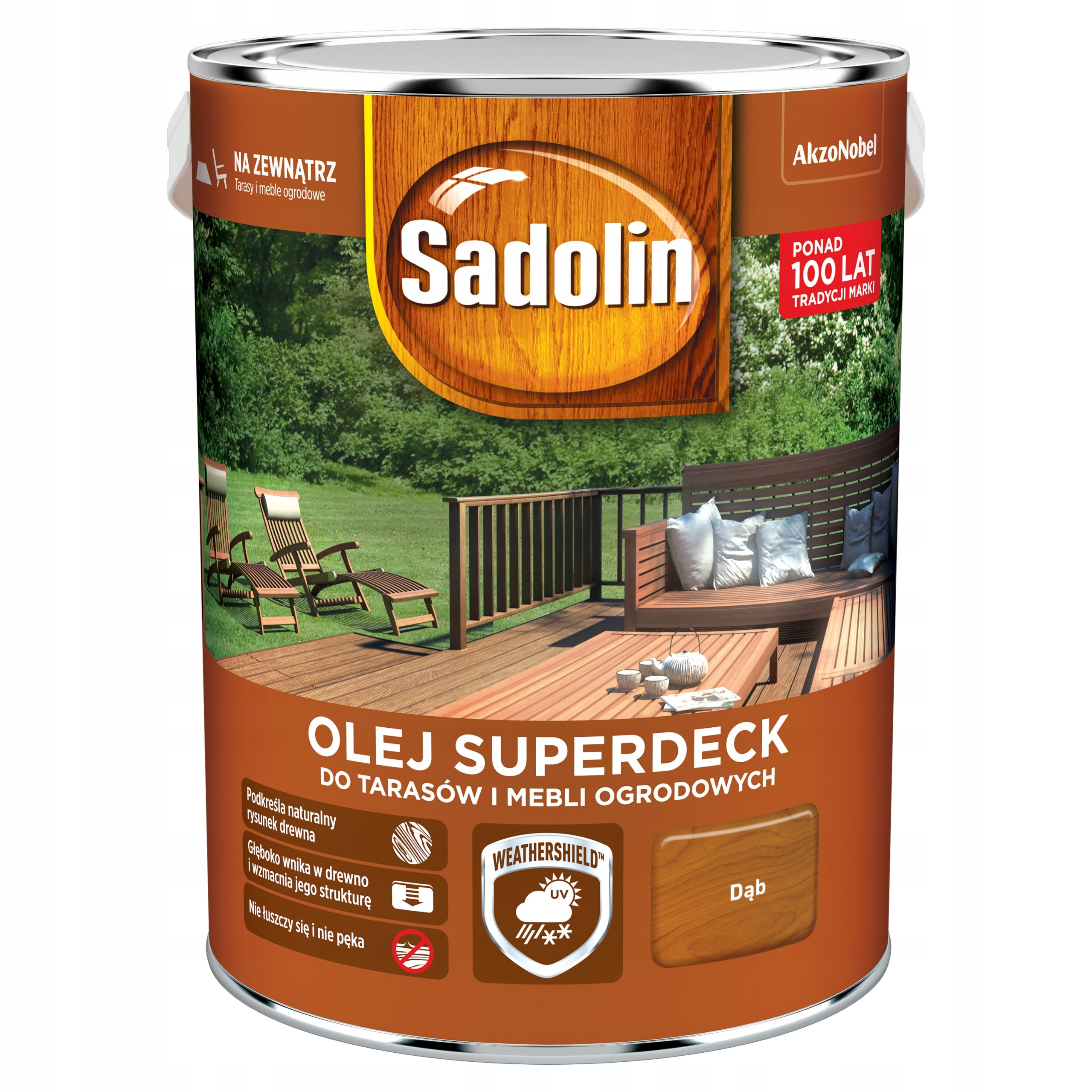 Sadolin Olej do tarasów SUPERDECK 5L Dąb