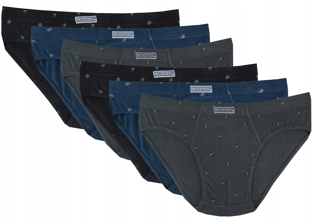 

6X Slipy Majtki Dziecięce Cotton World 152/164