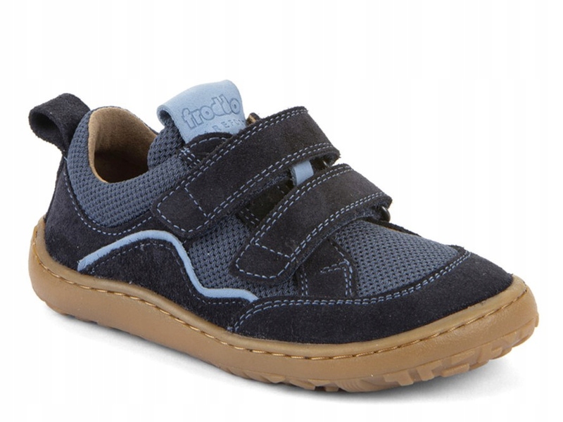 Buty chłopięce barefoot Froddo G3130271-12 sportowe skórzane na rzepy 25