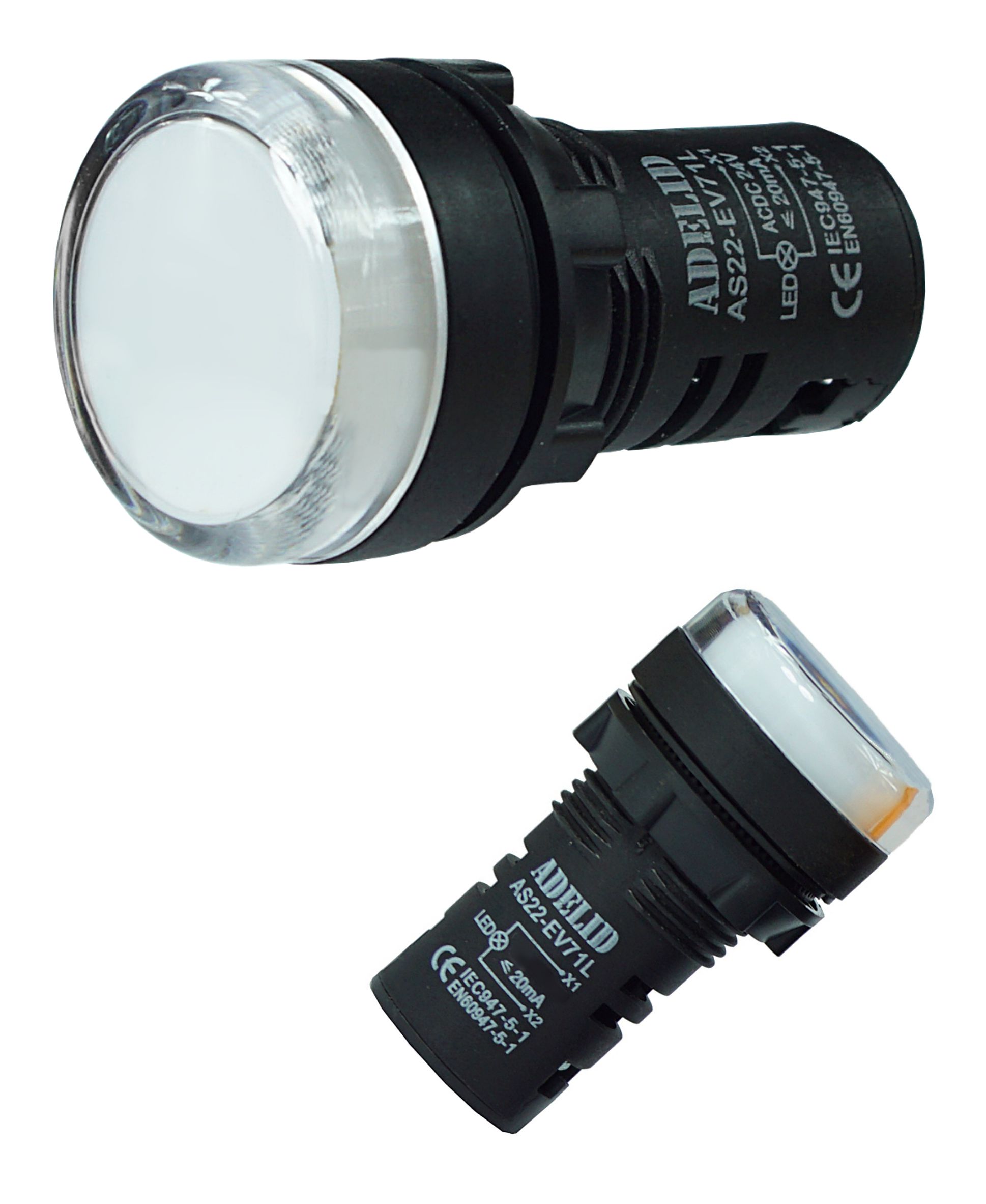 

Lampka Kontrolka Sterownicza Led EV71L 24V Biała