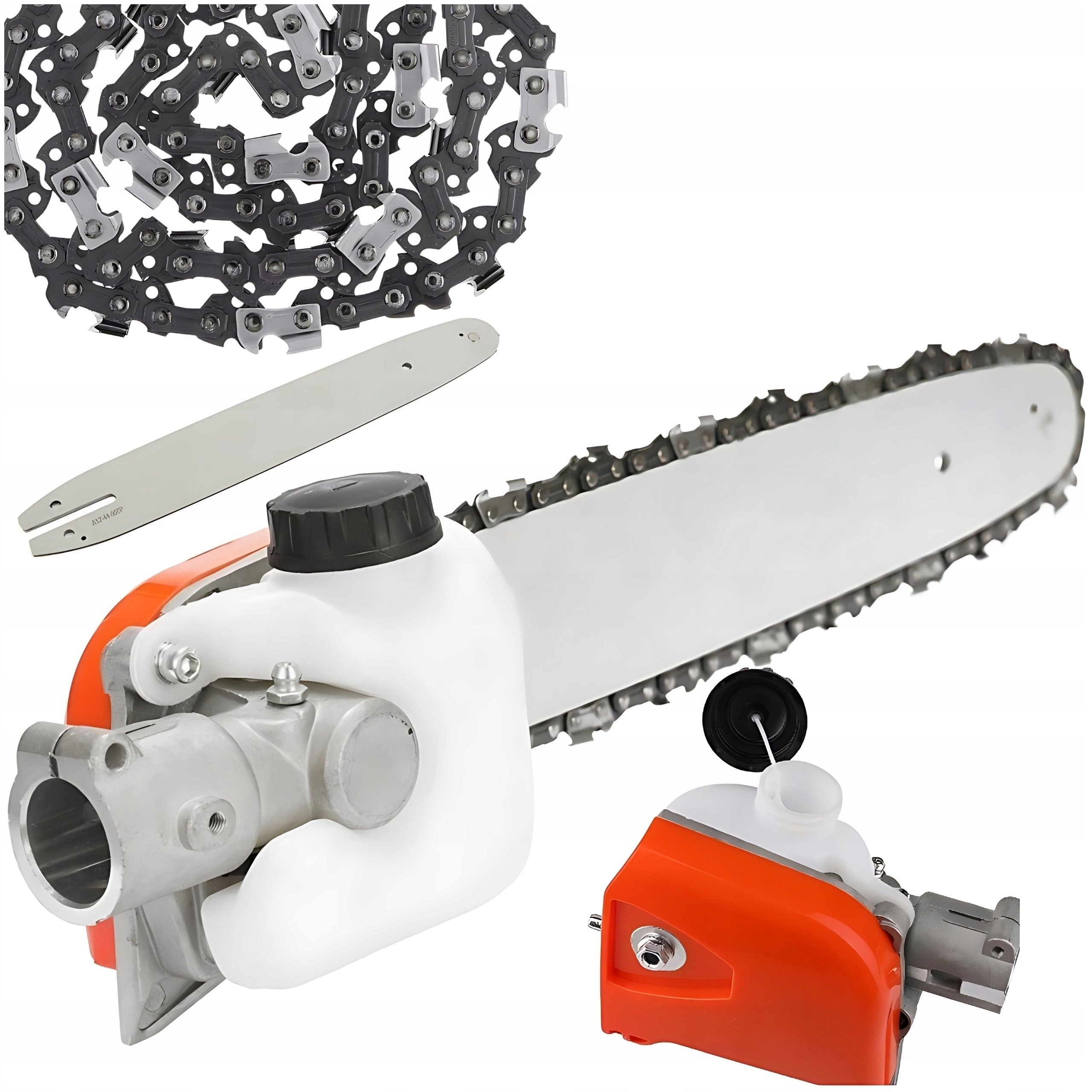 ADAPTER PRZYSTAWKA PIŁA ŁAŃCUCHOWA DO KOSY SPALINOWEJ ZESTAW 28/9 28mm 9