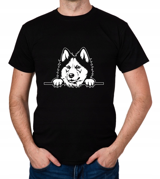 

koszulka Husky Syberyjski Pies Dog Piesek prezent
