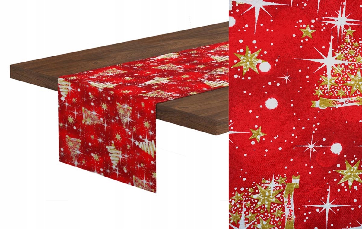 

Bieżnik Na Stół Świąteczny 110x40CM Święta Zimowy