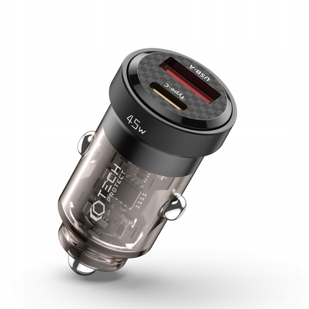 

Tech-protect CC45W 2-PORT Car Charger PD45W/QC3.0