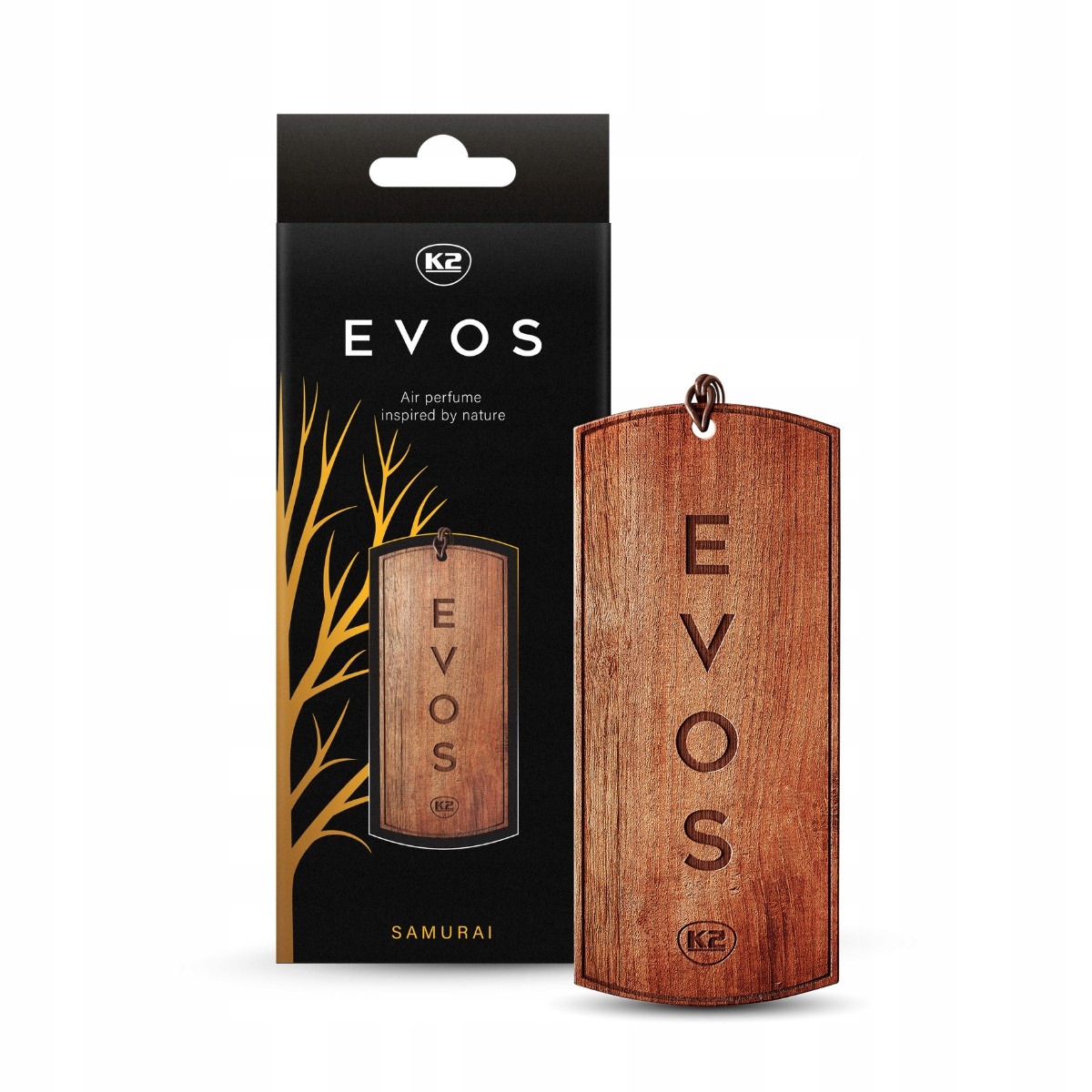 

K2 Samurai Drewniana Zawieszka Zapach Samochodowy