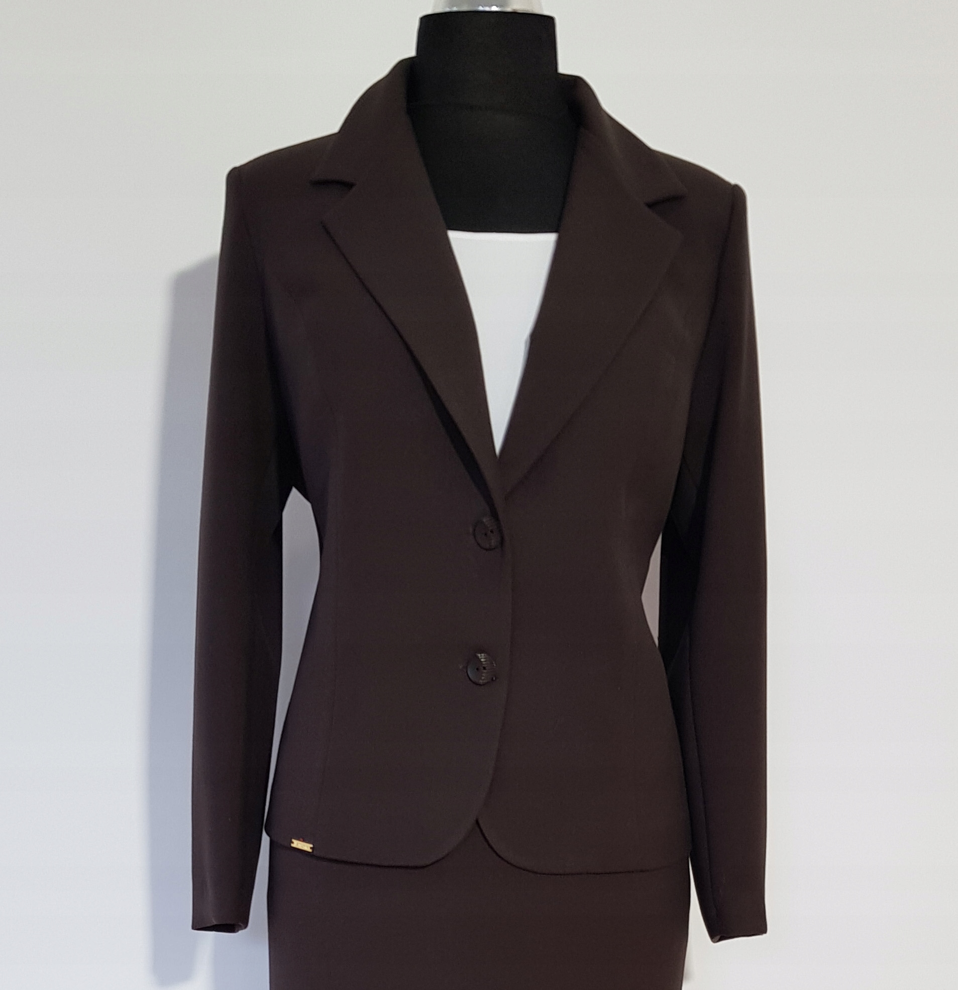 Obchodní Sako Hnědé 40 42 44 46 48 50 52 54 56 58 60 62