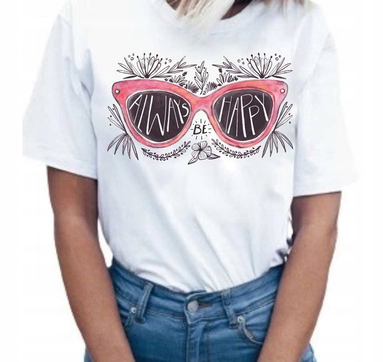 

Koszulka Boho damska Oversize bawełniana M