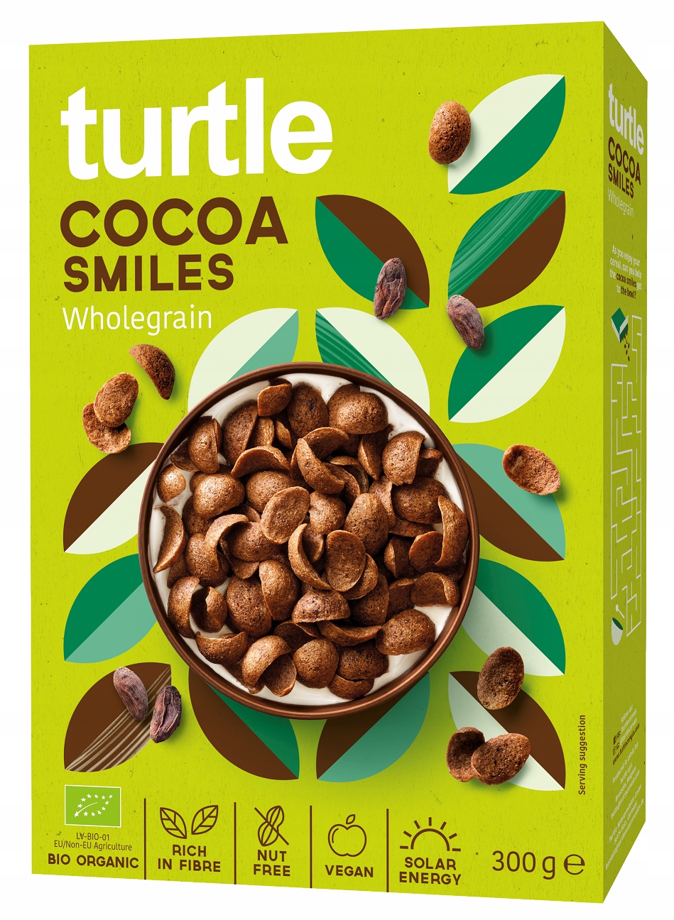 3X Kakaové Mušle Bio 300 g Turtle