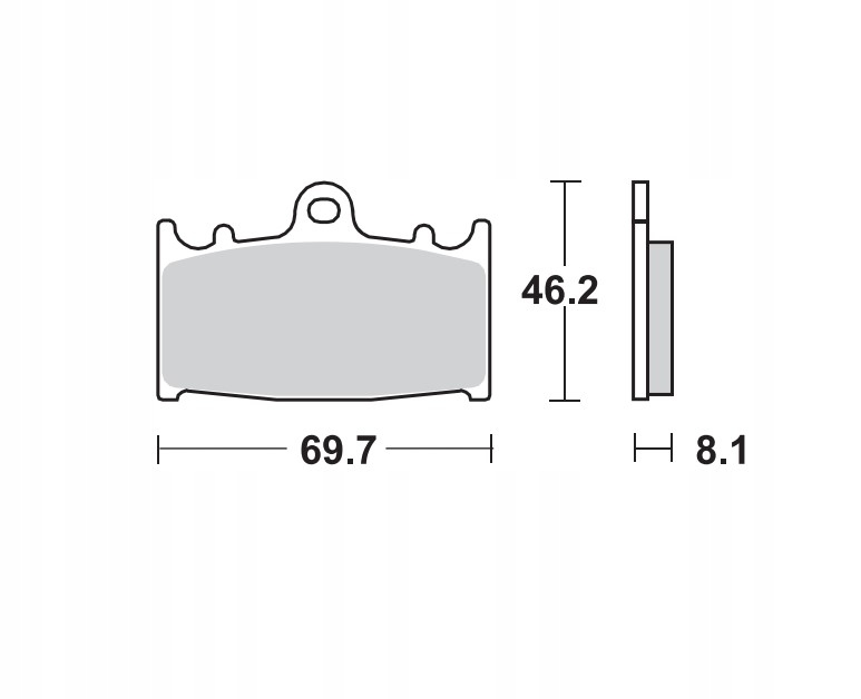 Klocki hamulcowe TRW MCB602