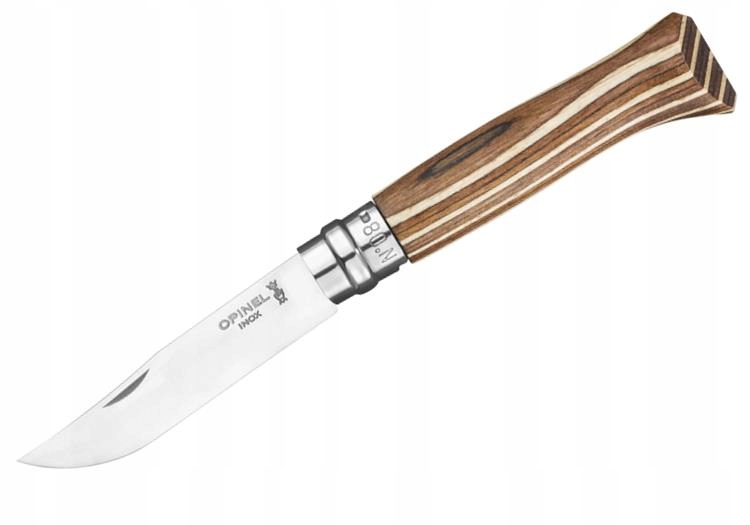 Opinel Nůž Inox Laminated Brown Natural 08
