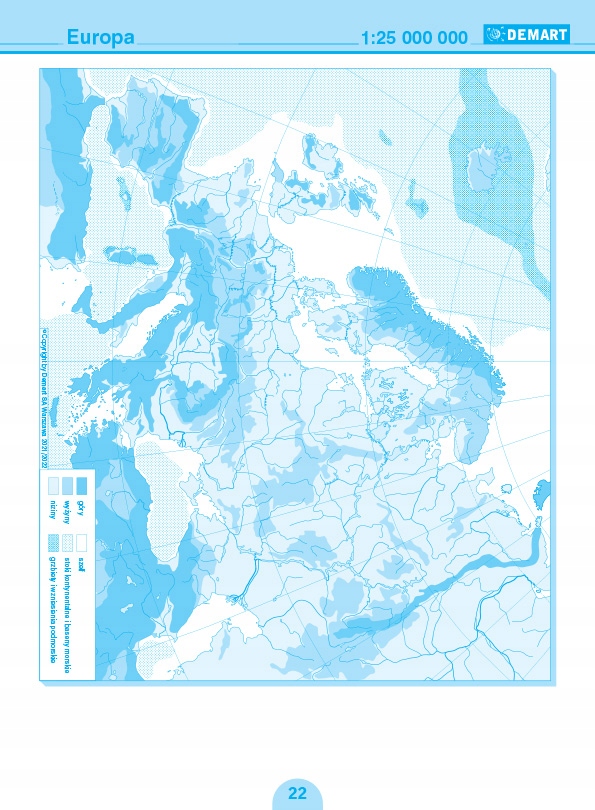 GEOGRAFIA MAPY KONTUROWE - Demart Tytuł Geografia. Mapy konturowe.