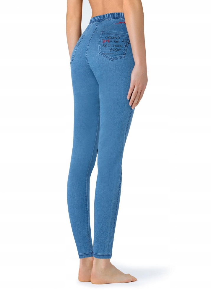 CALZEDONIA SPODNIE JEANS SKINNY cekiny 36 Marka Calzedonia